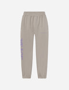 Elevated Faith beige sweatpants featuring Christian Apparel design with relaxed fit