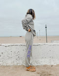 Elevated Faith Grey Sweatpant with 'Peace' Print, Ideal for Christian Apparel Styling