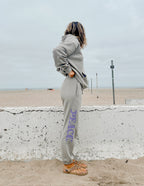 Elevated Faith Grey Sweatpant with 'Peace' Print, Ideal for Christian Apparel Styling