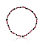 Pink Ice Bead Necklace