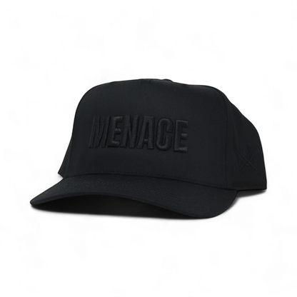 Menace Funny Embroidered Hat in Retro Black – Ivy + Cloth
