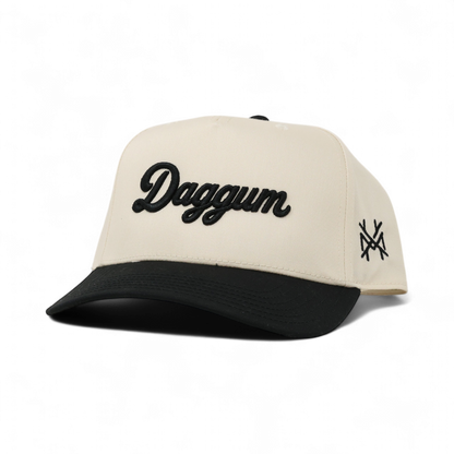Daggum Funny Embroidered Trucker Hat in Retro Black/Natural – Ivy + Cloth