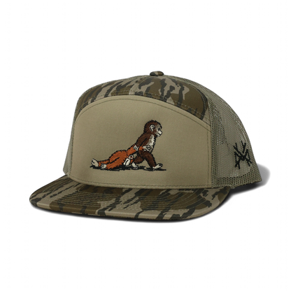 Punch Funny Embroidered Snapback Hat in 7 Panel Bottomland/Loden – Ivy + Cloth