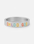 Elevated Faith Child of God Ring in Silver as a piece of meaningful Christian Jewelry