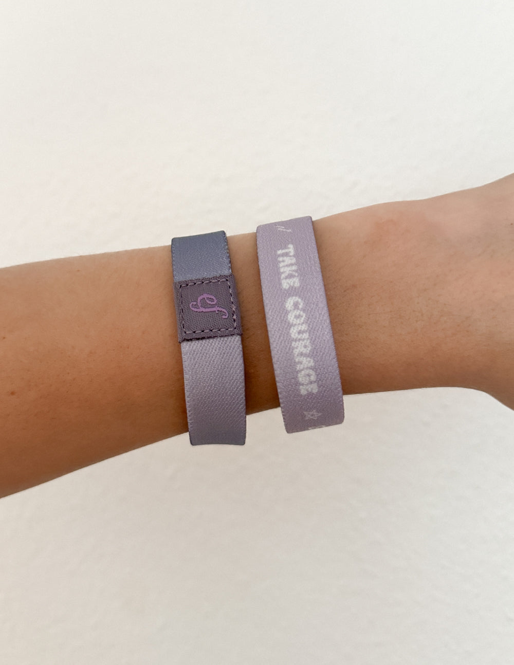 Elevated Faith Christian Jewelry Bracelet in purple with inspirational text for daily encouragement