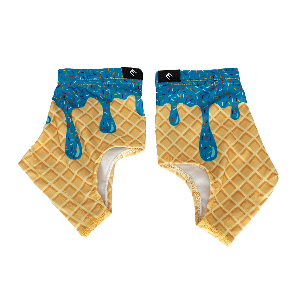 Teal Ice Cream Cleat Covers (Spats)