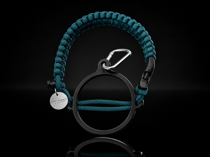 COLDEST paracord handle for wide mouth water bottles in Teal