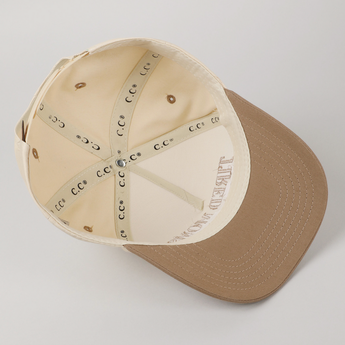 Tired Moms Social Club Embroidered Hat in Beige