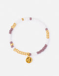 Elevated Faith Christian Jewelry Bracelet with colorful beads and a gold charm for stylish faith expression