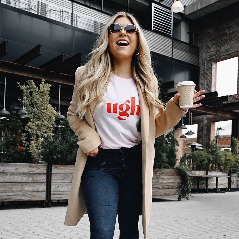Ugh Funny Oversized Boxy Crewneck Sweatshirt – Ivy + Cloth