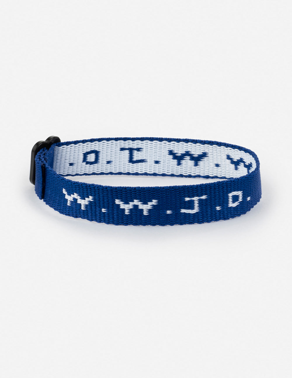 Elevated Faith Christian Jewelry Bracelet in blue with inspirational text for faith wearers