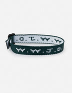 Elevated Faith Christian Jewelry Bracelet in Green with W.W.J.D. Design for Faithful Expression