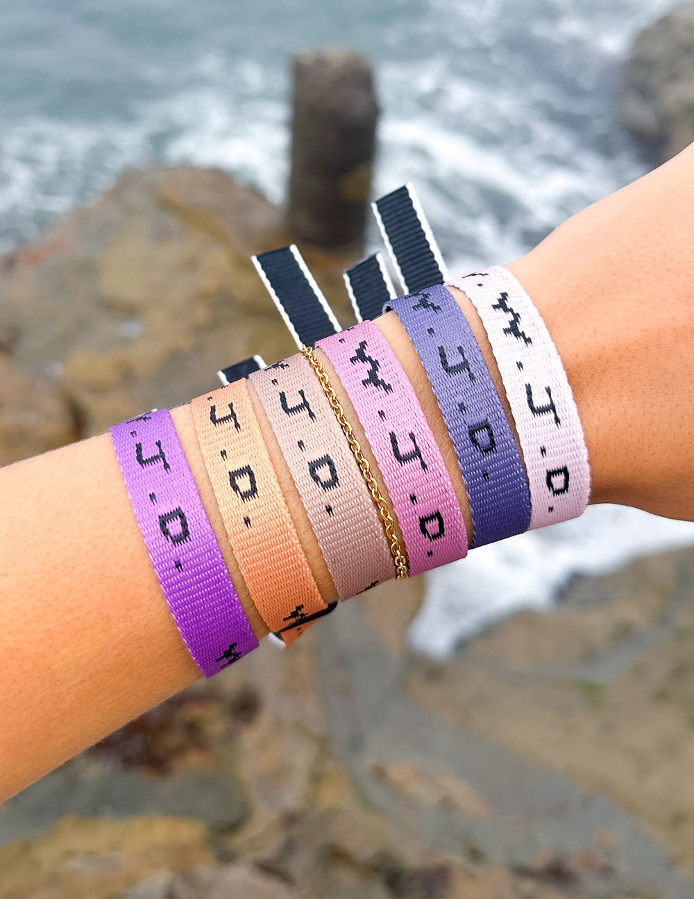 Elevated Faith Christian Jewelry Bracelet set in pastel colors for stylish faith expression