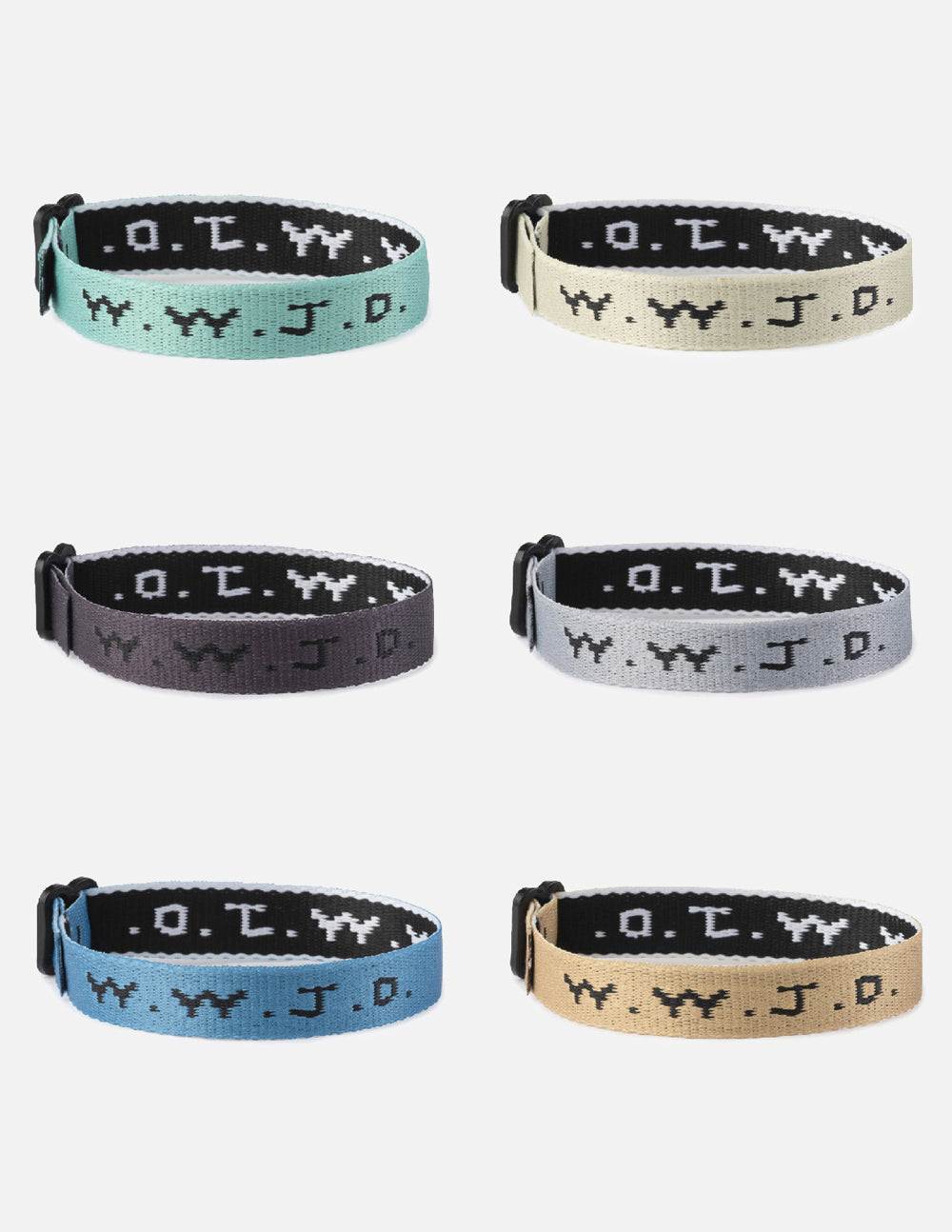 Set of Elevated Faith Christian Jewelry Bracelets in multiple colors with inspirational designs