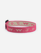 Elevated Faith Christian Jewelry Bracelet in Pink with Inspirational Message for Everyday Wear
