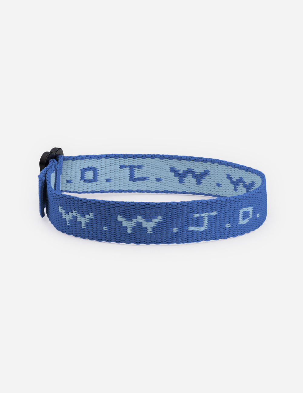 Elevated Faith Christian Jewelry Bracelet in Blue with inspirational lettering for daily motivation