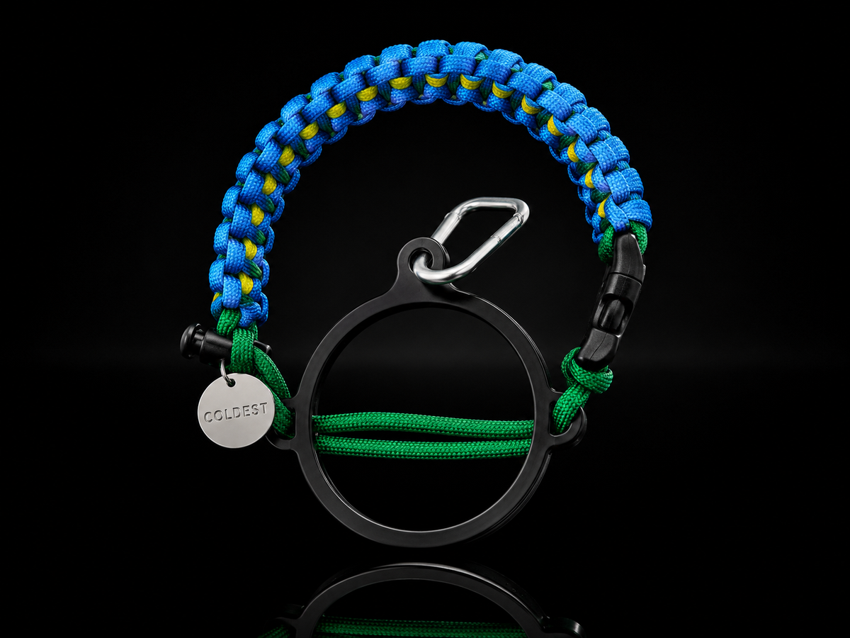 COLDEST paracord handle for wide mouth water bottles in Waves