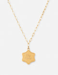 Elevated Faith Christian Jewelry Necklace with a gold star pendant engraved with 'Way Maker'