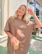 Elevated Faith Christian Apparel T-Shirt in Brown with Jesus is My Friend Design