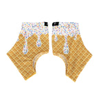 White Ice Cream Cleat Covers (Spats)