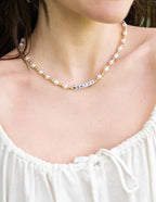 Elevated Faith Christian Jewelry Necklace with Colorful Beads and 'WORTHY' Letter Design