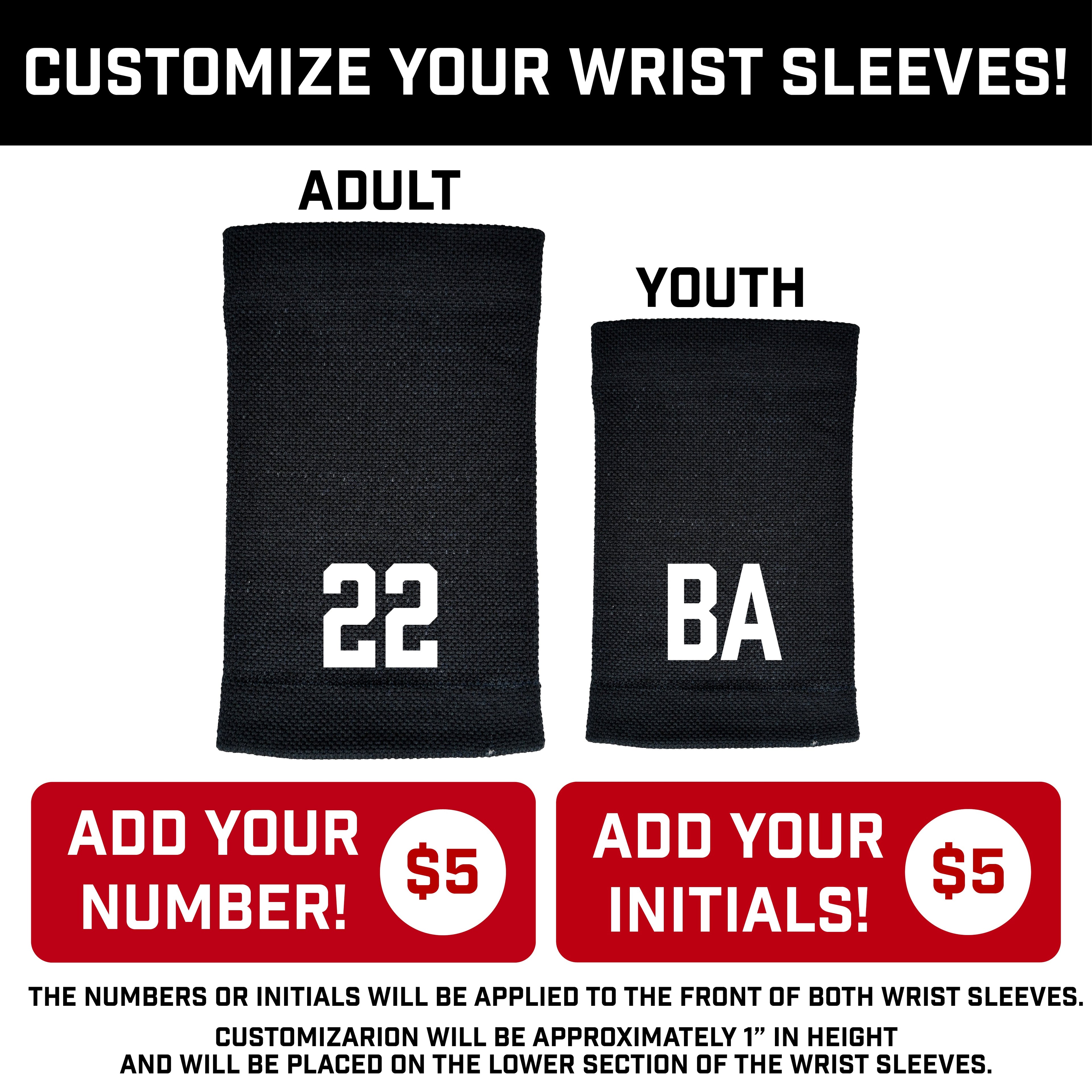 Red Wrist Support Sleeves