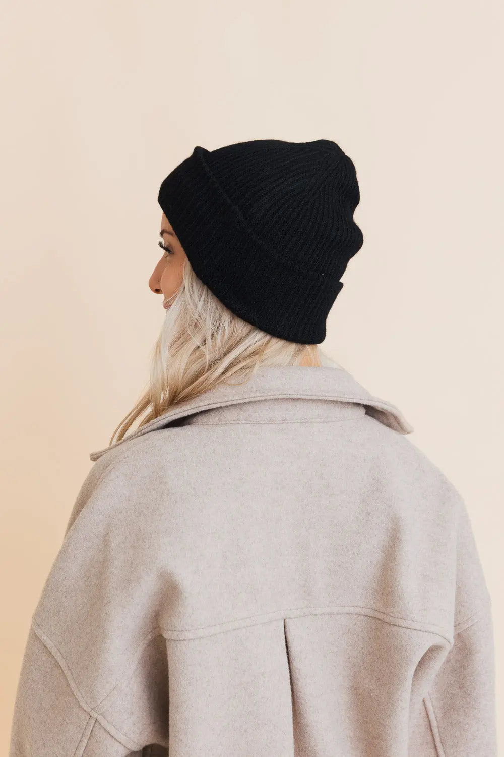 Eco Friendly Chic Knit Beanie, cozy knit winter hat – view 3