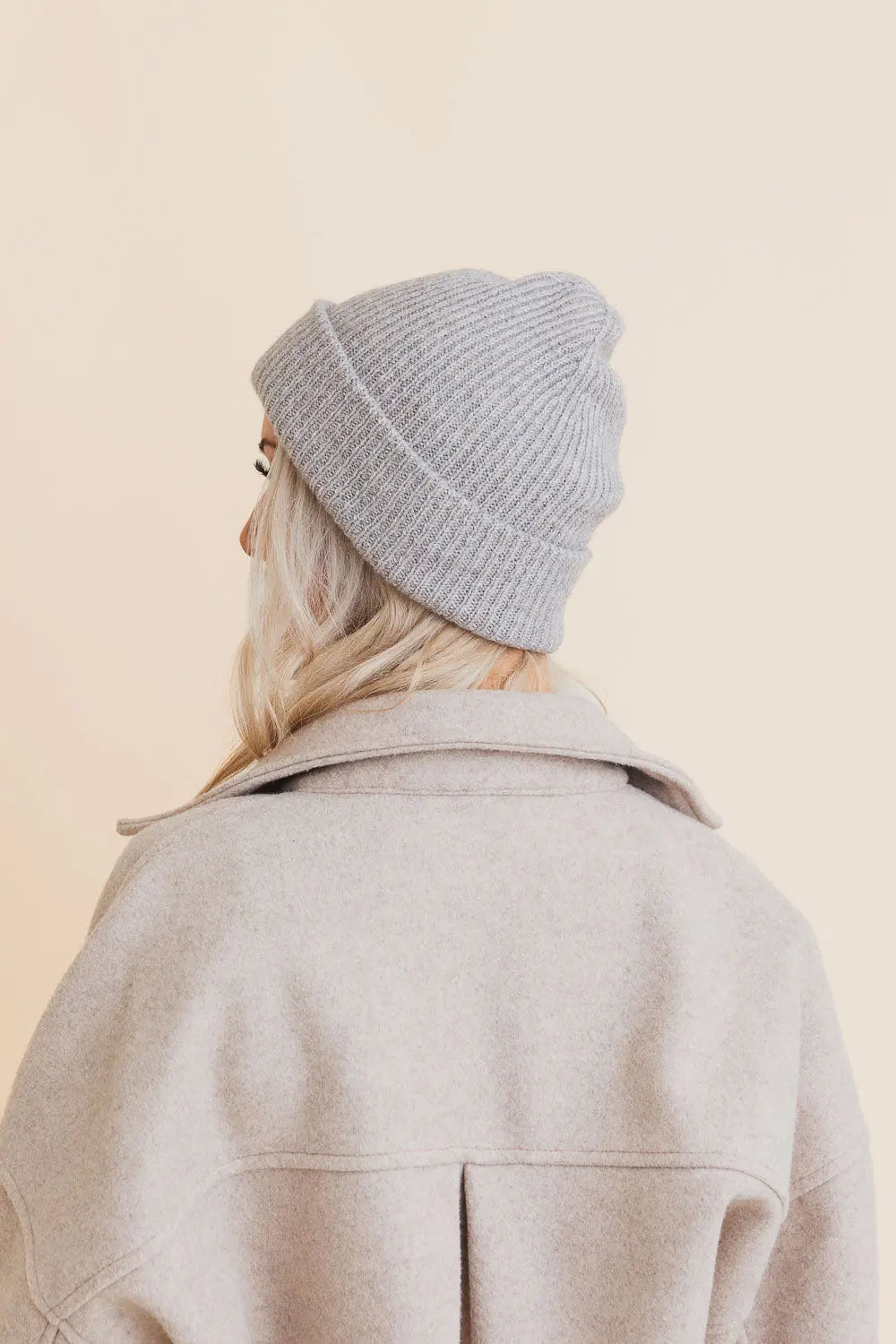Eco Friendly Chic Knit Beanie, cozy knit winter hat – view 5