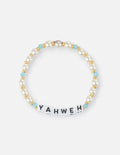Elevated Faith Christian Jewelry Bracelet featuring beads with Yahweh and decorative accents