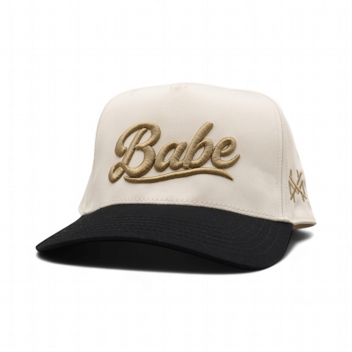 Babe Funny Embroidered Snapback Hat in Retro Black/Natural – Ivy + Cloth
