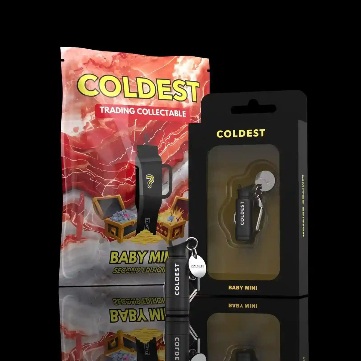 COLDEST Baby Mystery Mini collectible water bottle keychain