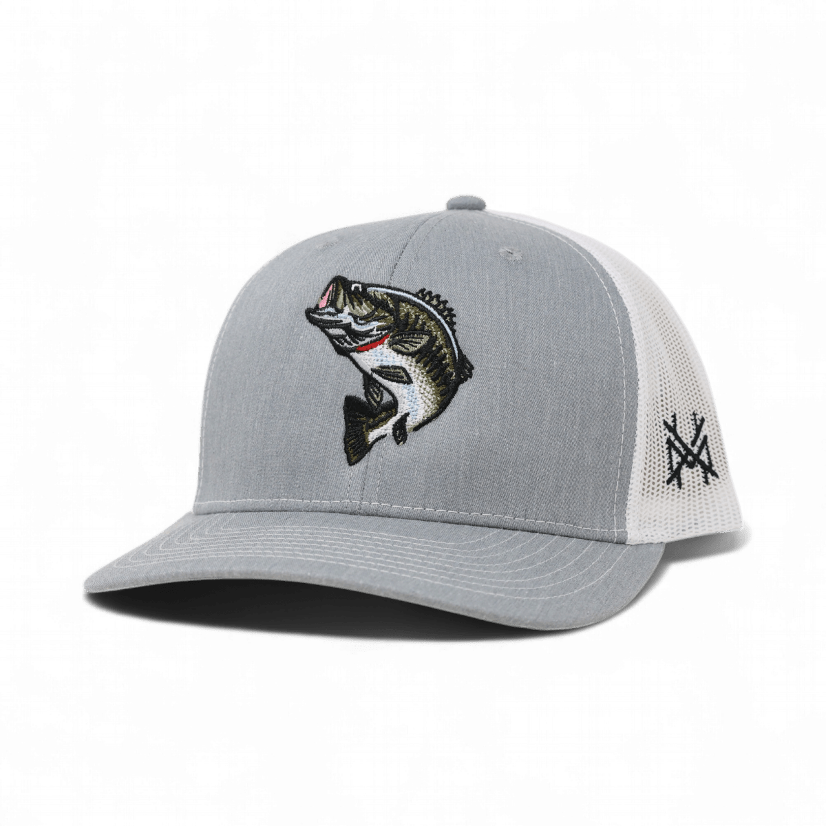 Bait Bandit Funny Embroidered Snapback Hat in Trucker Heather Grey/White – Ivy + Cloth