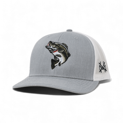 Bait Bandit Funny Embroidered Snapback Hat in Trucker Heather Grey/White – Ivy + Cloth