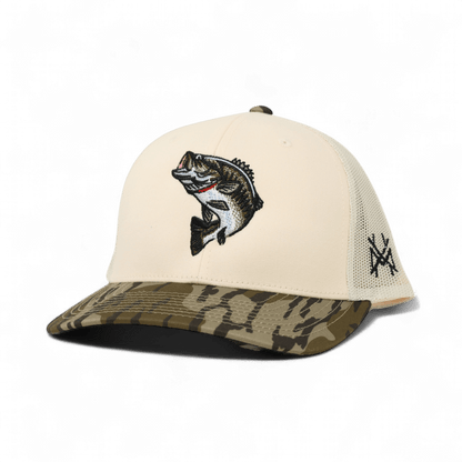 Bait Bandit Funny Embroidered Snapback Hat in Trucker Bottomland/Natural – Ivy + Cloth