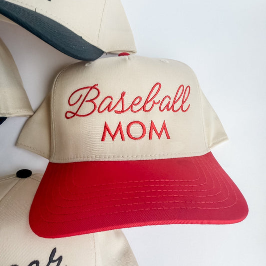 Baseball Mom Funny Embroidered Trucker Hat – Ivy + Cloth