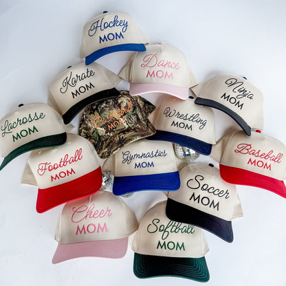 Cheer Mom Funny Embroidered Trucker Hat – Ivy + Cloth