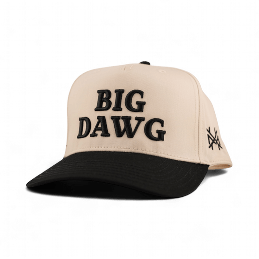 Big Dawg Funny Embroidered Snapback Hat in Retro Black/Natural – Ivy + Cloth