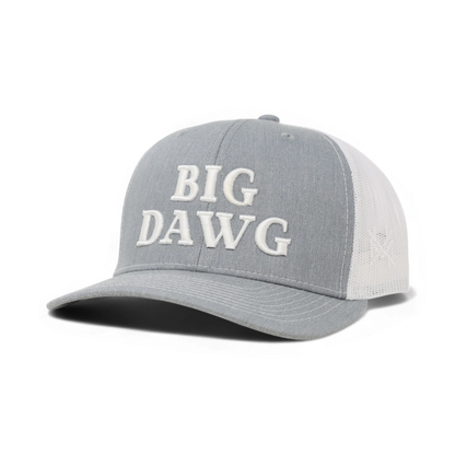 Big Dawg Funny Embroidered Snapback Hat in Trucker Heather Grey/White – Ivy + Cloth