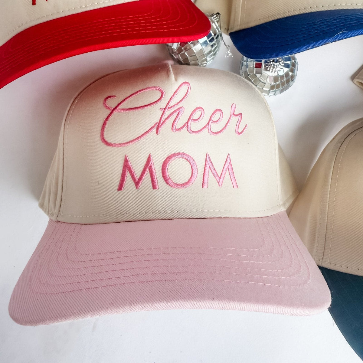 Cheer Mom Funny Embroidered Trucker Hat – Ivy + Cloth