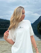 Elevated Faith Christian Apparel T-Shirt in white with inspirational message on the front