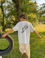 Elevated Faith Christian Apparel T-Shirt in Gray with 'Highs and Lows' Graphic Design