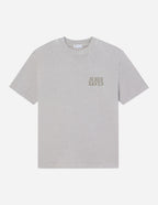Elevated Faith Christian Apparel T-Shirt in light gray with 'Jesus Saves' text design