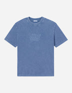 Elevated Faith Christian Apparel T-Shirt in blue featuring Living Water graphic design