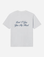 Elevated Faith Christian Apparel T-Shirt featuring 'Lord I Give You My Heart' printed on the back