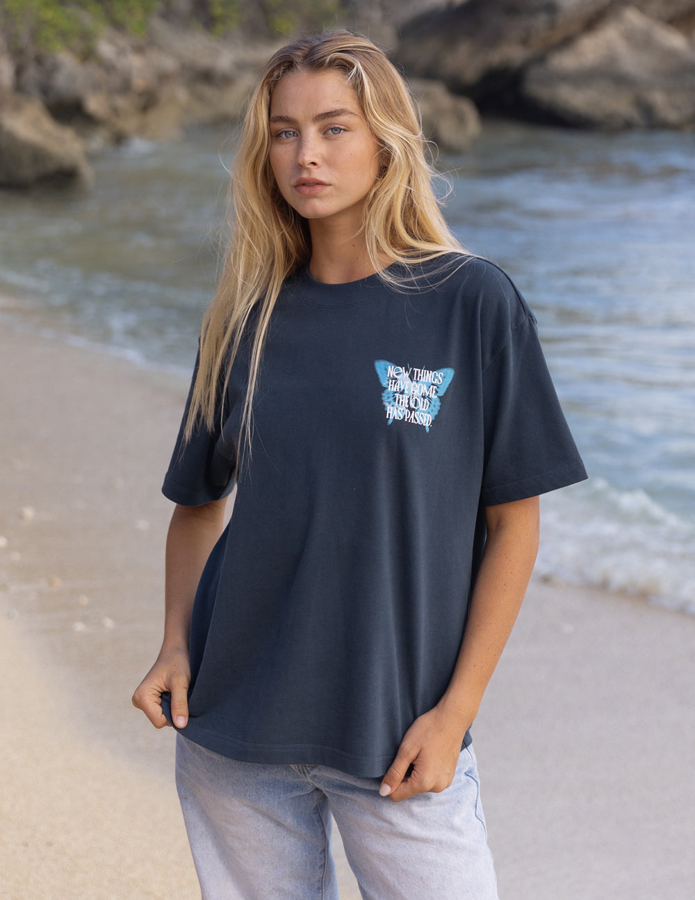 Elevated Faith Christian Apparel T-Shirt in black with graphic design, perfect for casual wear