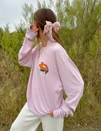 Elevated Faith Pink Christian Apparel T-Shirt with a Floral Design for Casual Outfits
