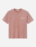Elevated Faith Christian Apparel T-Shirt in dusty rose with the word Strength printed on the front