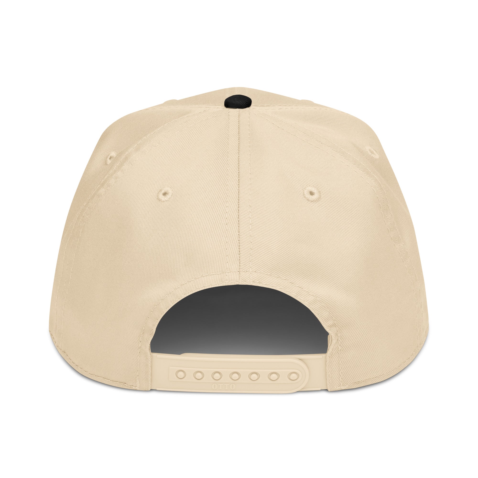 Beige baseball cap from RepThe1 Apparel with adjustable strap featuring Christian Jewelry design