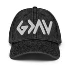 Christian Embroidered Hat in Black with Stylish Logos for Casual Wear