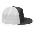 Christian Embroidered Hat in Gray and White with Mesh Back for Comfortable Wear